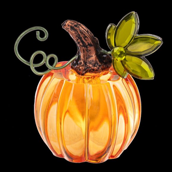 PUMPKIN Figurine 2 1/4"H by Ganz Crystal Expressions - Picture 13 of 13
